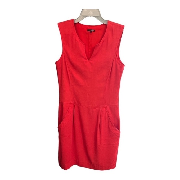 Theory Mini Shift Dress With Pockets Made in the USA Size 10 AG1 - Picture 1 of 3